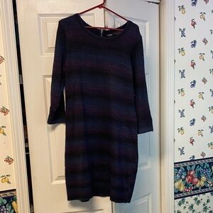 Apt. 9 Multicolor Striped Long Sleeve Dress
